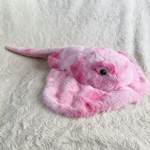 Fiesta Earth Pals Pink Stingray Dreamscape 21” Plush Toy Stuffed Animal
